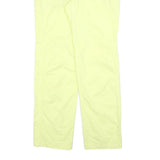 JACK WOLFSKIN Womens Cotton Blend Yellow Regular Fit Straight Leg Trousers W36