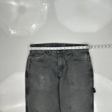 Dickies Carpenter Pants - 32W 30L Gray Cotton