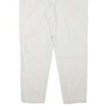 LEVI'S Womens 550 Tapered Relaxed White Denim W36 L30 Cotton Blend Zip Jeans