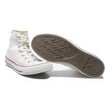 CONVERSE Chuck Taylor All Star Womens High Top Trainers White Cotton Blend UK 6