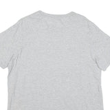 ADIDAS Mens Grey Athletic T-Shirt L Short Sleeve Crew Neck Logo Sportswear