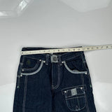 Rocawear Cargo Jeans - 26W UK 6 Dark Wash Denim