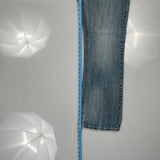 Rock & Roll Hall Of Fame Boot Cut Jeans - 33W US 8 Light Wash Cotton