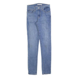 LEVI'S Womens Jeans Blue Slim Skinny Denim Medium W25 L30 Fashion Casual