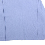 POLO RALPH LAUREN Mens Blue Plain Cotton Pullover Jumper Crew Neck L Casual