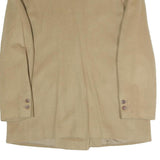 BOGNER Womens Beige Button Jacket L Polyester Blend Classic Tailored Plain