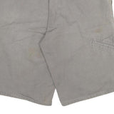 DICKIES Mens Shorts Grey Casual 2XL W34 Cotton Blend Workwear