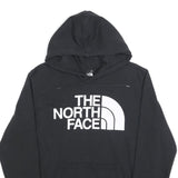 THE NORTH FACE Mens Black Cotton Blend Pullover Hoodie M Logo Sweatshirt