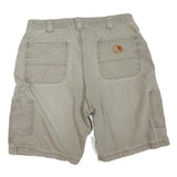 CARHARTT Mens Shorts Beige Casual L W36 Durable Workwear Utility Style