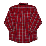 Age 5 Tommy Hilfiger Checked Flannel Shirt - Small Red Cotton