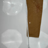 Painted Dickies Carpenter Pants - 36W 32L Brown Cotton