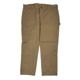 Carhartt Double Knee Carpenter Trousers - 40W 30L Brown Cotton