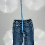 Zenim Boot Cut Jeans - 28W UK 6 Blue Cotton