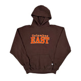 Columbus East Russell Athletic College Hoodie - XL Brown Cotton