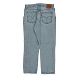 501 Levis Jeans - 30W 26L Light Wash Cotton