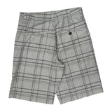 Lee Checked Shorts - 28W 9L Gray Cotton