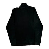 Lacoste 1/4 Zip - Large Black Cotton