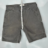Levis Carpenter Shorts - 35W 10L Grey Cotton