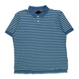 Tommy Hilfiger Striped Polo Shirt - XL Blue Cotton