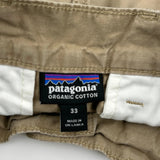 Patagonia Chino Shorts - 32W 9L Khaki Cotton