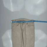Levis Cord Trousers - 32″ Waist Beige Cotton