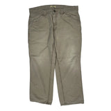Blue Mountain Cargo Trousers - 38W 30L Khaki Cotton