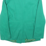 MARIANNA MASI Womens Green Wool Button Jacket M Tailored Plain Elegant Outerwear