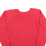 PANNILL Womens Red Crew Neck XL Cotton Blend Sweatshirt Pullover Comfortable