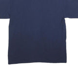 STEP AHEAD Mens Navy Blue Rugby National Champions T-Shirt L Short Sleeve Crew