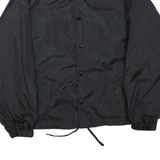 RENEGADE Mens Black Button Jacket M Polyester Blend Classic Casual Lightweight