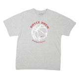 NIKE Mens Grey Bryce Drew Basketball Graphic T-Shirt M Short Sleeve Crew Neck
