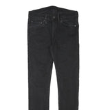 LEVI'S Mens Jeans Black Slim Skinny Denim W28 L29 Zip Cotton Blend