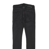 LEVI'S Mens Jeans Black Slim Skinny Denim W28 L29 Zip Cotton Blend
