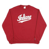 CHAMPION Mens Red Indiana Crew Neck XL Cotton Blend Sweatshirt