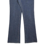 GUESS Womens Regular Fit Blue Denim Flared Cotton Blend Jeans W34 L31 Classic