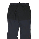 MAMMUT Womens Blue & Black Polyester Blend Relaxed Straight Trousers W30 L29