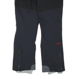 MAMMUT Womens Blue & Black Polyester Blend Relaxed Straight Trousers W30 L29