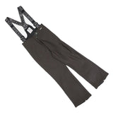 COLMAR Womens Black Dungarees Relaxed Polyester Blend XS W24 L27 Branded Straps