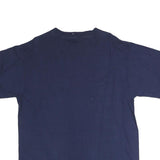 MAJESTIC Mens Blue Safeco Field Graphic T-Shirt L Short Sleeve Crew Neck Cotton