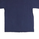 MAJESTIC Mens Blue Safeco Field Graphic T-Shirt L Short Sleeve Crew Neck Cotton