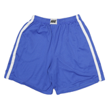 NIKE Mens Blue & White Casual Shorts XL W26 Polyester Blend Mesh Sport