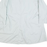 BURBERRY Womens White Jacket XL Button Closure Plain Classic Fit Lightweight