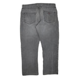 DICKIES Womens Grey Regular Jeans Denim W40 L28 Distressed Cotton Blend Zip