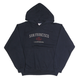 TOOMBY Mens Navy Blue San Francisco Cotton Pullover Hoodie M Casual Wear