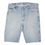WRANGLER Mens Denim Blue Cotton Blend Casual Shorts XL W38 Relaxed Fit