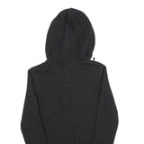 NIKE Womens Black & Grey Zip Up Hoodie M Cotton Blend Casual Sweatshirt