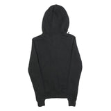 NIKE Womens Black & Grey Zip Up Hoodie M Cotton Blend Casual Sweatshirt