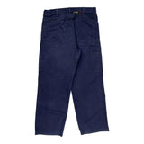 Big Bill Cargo Pants - 33W 31L Navy Cotton Blend