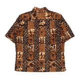 Reyn Spooner Hawaiian Shirt - Large Multicoloured Cotton