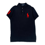 Big Pony Polo By Ralph Lauren Polo Shirt - Large Black Cotton